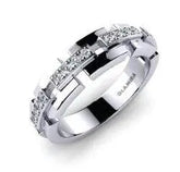 Sterling Silver Semi Mount Ring Setting Round RD 1.5mm - Syzjewelry